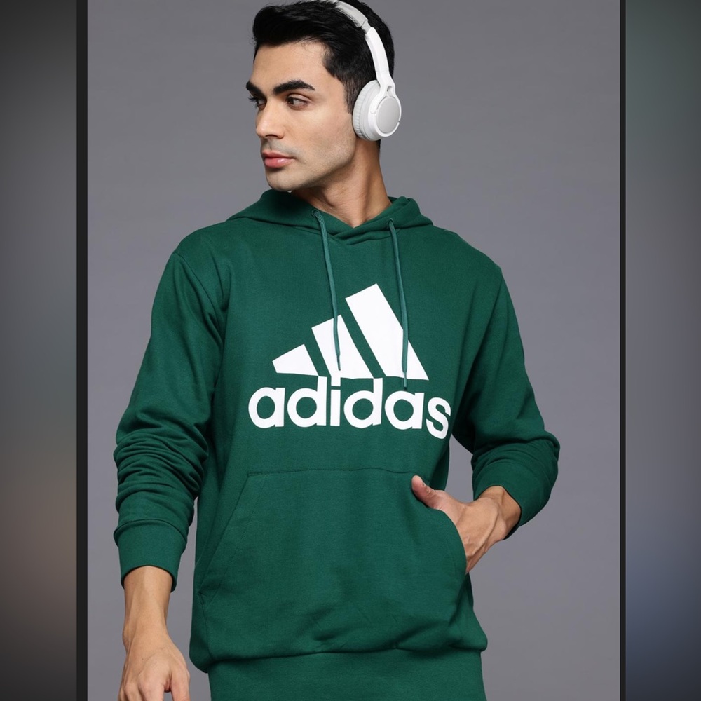ADIDAS ESSENTIALS FRENCH TERRY BIG LOGO HOODIE MEN'S